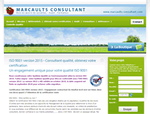 Tablet Screenshot of marcaults-consultant.com